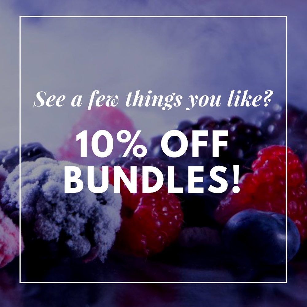 10% discount on bundles!